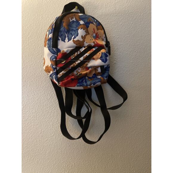 Adidas HER Studio London Mini Backpack Bag Purse Flower Stripped - Picture 6 of 6